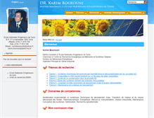 Tablet Screenshot of karimbourouni.com